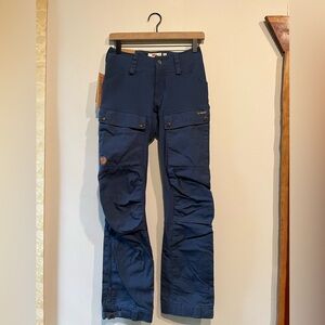 Fjallraven Keb Trousers size 26” Indigo Blue NWT